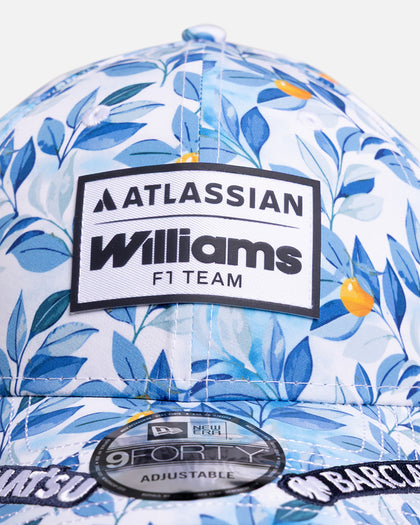 New Era Atlassian Williams F1 Team Barcelona 9FORTY Snapback Light Blue