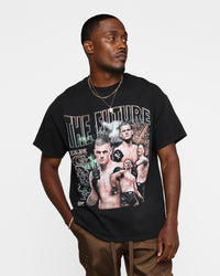 UFC By 73Studio Ian Machado Garry The Future T-Shirt Black Wash