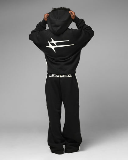 Loiter Jet Stream Zip Hoodie Black/White