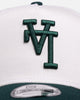 New Era Los Angeles Dodgers 'Upside Down Logo' 9FORTY A-Frame Trucker Snapback White/Green