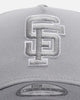 New Era San Francisco Giants 'Smoke' 9FORTY A-Frame Snapback Smoke