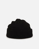 S Double Low Beanie Black