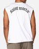 Saint Morta Rev Terry Cut Off Tank White