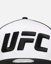 New Era UFC MMA A-Frame Trucker Snapback White