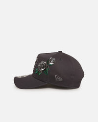 New Era Las Vegas Raiders 'Gray Tonal Roses' 9FORTY A-Frame Snapback Gray