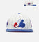 Pro Standard Montreal Expos Classic Logo Wool Strapback Eggshell/Yellow