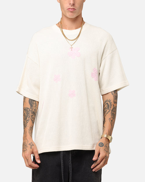 XXIII Crochet Flowers T-Shirt Off White