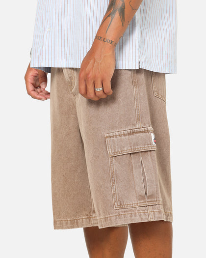 X-Large Baggy Cargo Denim 91 Shorts Smoke