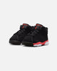 Jordan Kids' Air Jordan 6 Retro "Infrared Salesman" (TD) Black/Lt Crimson