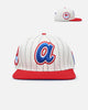 Pro Standard Atlanta Braves Wool Snapback Eggshell/Yellow