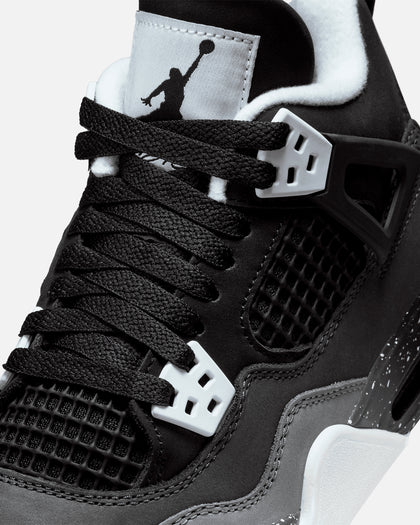 Jordan Kids' Air Jordan 4 Retro (GS) "Fear" Black/White
