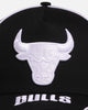 New Era Chicago Bulls 'Piping' 9FORTY A-Frame Snapback Black/White