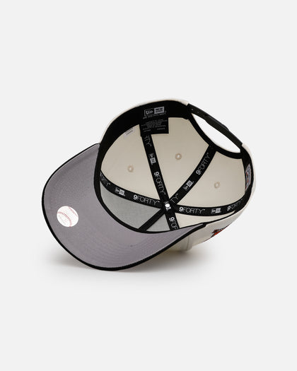 New Era San Francisco Giants 'Team Color Visor' 9FORTY A-Frame Snapback Chrome/Official Team Color