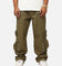 MNML Ultra Baggy Tactical Cargo Pants Olive