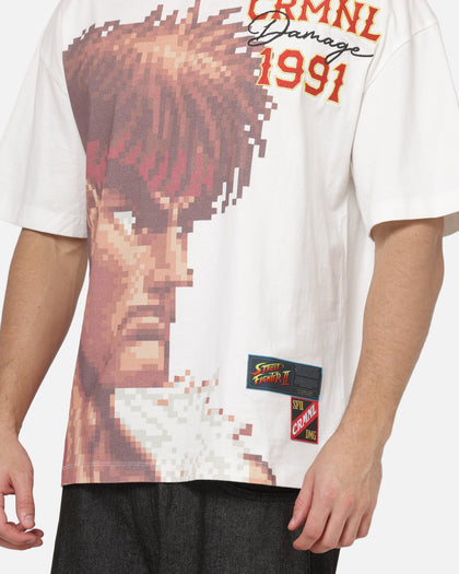 Criminal Damage x Street Fighter II Ryu T-Shirt White