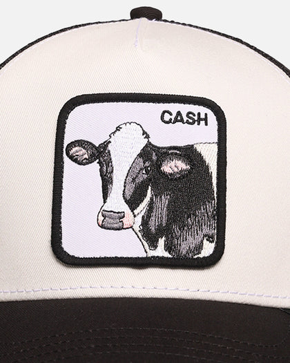 Goorin Bros The Cash Cow Trucker Snapback Off White/Black