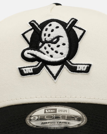 New Era Anaheim Ducks 'Easy Chrome Black' 9FORTY A-Frame Snapback Chrome/Black
