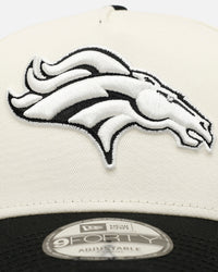 New Era Denver Broncos 'Easy Chrome Black' 9FORTY A-Frame Snapback Chrome/Black