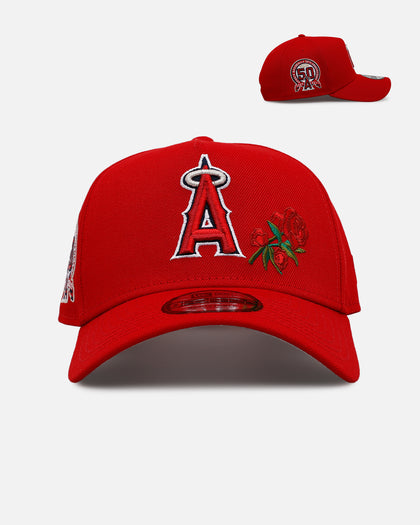 New Era Los Angeles Angels 'Rose Emblem' 9FORTY A-Frame Snapback Official Team Color