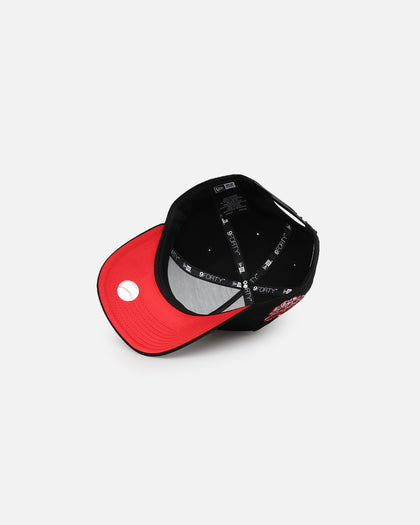New Era San Francisco Giants 'Satin Scarlet' 9FORTY A-Frame Snapback Black/Scarlet