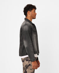 XXIII Cooper Denim Jacket Black Acidwash
