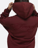 Ed Hardy Women's Tattoo Zip Hoodie Burgundy