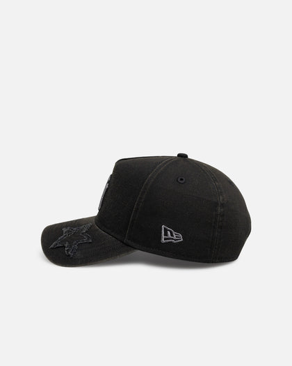 New Era New York Yankees "Star Visor" 9Forty A-Frame Snapback Black