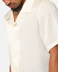 XXIII Diamond Button Up Shirt Off White