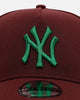 New Era New York Yankees 'Frosted Burgundy' 9FORTY A-Frame Snapback Burgundy