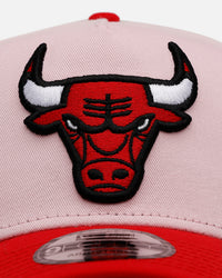 New Era Chicago Bulls 'Pink Crown' 9FORTY A-Frame Snapback Pink