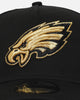 New Era Philadelphia Eagles 'NFL Black & Gold Embroidery' 9FORTY A-Frame Snapback Black/Gold