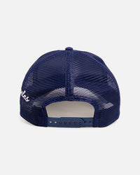 New Era Los Angeles Dodgers 9FORTY A-Frame Trucker Snapback Dark Blue