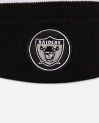 Mitchell & Ness Las Vegas Raiders Team Pom Beanie Black/Grey
