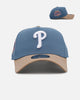 New Era Philadelphia Phillies 'Easy Breezy' 9FORTY A-Frame Snapback Blue/Tan