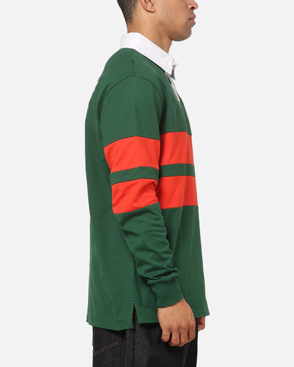 Bleacher Athletic South Sydney Rabbitohs NRL Legacy Rugby Polo Shirt Green