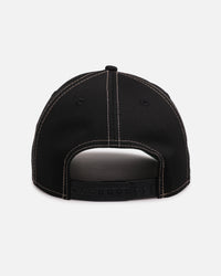 New Era Houston Texans 'Rope Script' 9FORTY A-Frame Snapback Black/White
