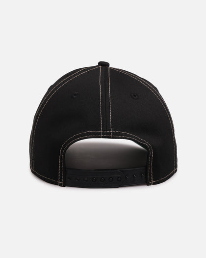 New Era Houston Texans 'Rope Script' 9FORTY A-Frame Snapback Black/White
