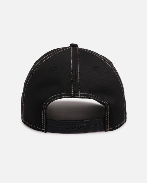 New Era Houston Texans 'Rope Script' 9FORTY A-Frame Snapback Black/White