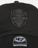 47 Brand Arsenal 47 Clean Up Strapback Black/Black