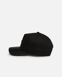 New Era Los Angeles Lakers 'Canvas Leather' 9FORTY A-Frame Snapback Black