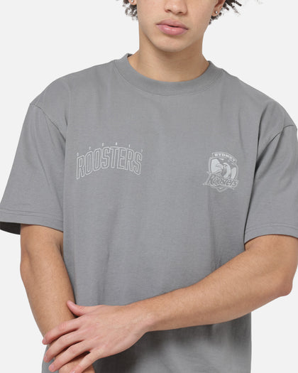 Bleacher Athletic Sydney Roosters NRL Attrition Solid T-Shirt Grey