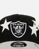 New Era Las Vegas Raiders 'Stars' 9FORTY A-Frame Snapback Black/Grey