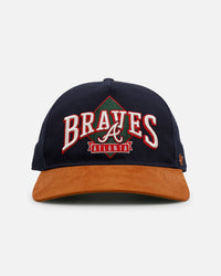47 Brand Atlanta Braves 'Diamond' 47 Offside Snapback Navy