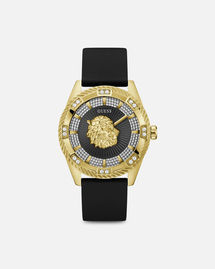 Guess Mainline Beast Crystal Watch Gold/Black
