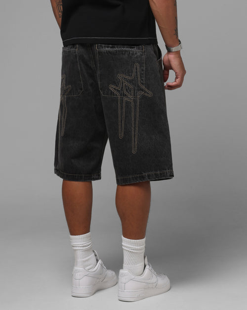 Loiter Star Born Jorts Dirty Grey