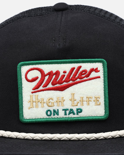 American Needle Wyatt Trucker Snapback Black