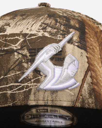 New Era Melbourne Storm 'NRL Real Tree' 9FORTY A-Frame Snapback Real Tree Camo