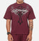Ed Hardy Trinity Rhinestone T-Shirt Plum