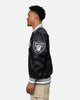 Pro Standard Las Vegas Raiders Rib Satin Jacket Black/Grey