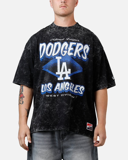 New Era Los Angeles Dodgers Boxy Essentials T-Shirt Washed Black